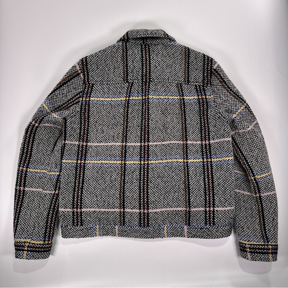Scotch & Soda Women’s Cropped Plaid Jacket Button Front L - Picture 9 of 12